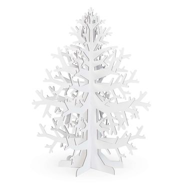 FOLDZILLA Christmas tree - Sustainable Christmas tree white for Drawing/Stickers